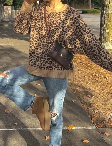 Pulover SHEIN, animal print