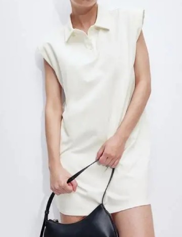 Rochie scurta H&M, alb