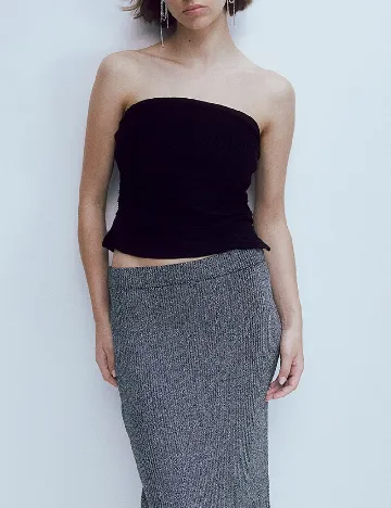 Top H&M, negru
