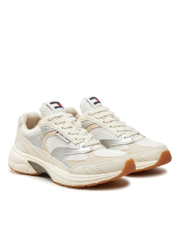 Adidasi Tommy Jeans, crem