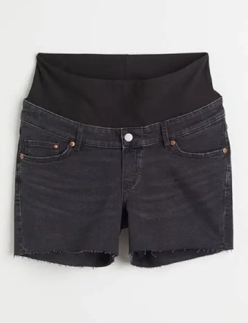Pantaloni scurti H&M MAMA, negru