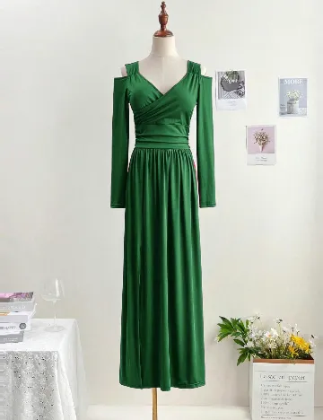 Rochie lunga SHEIN, verde