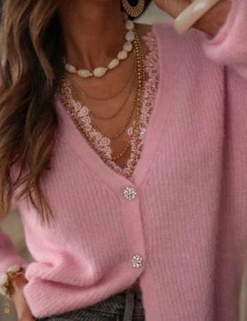 Cardigan SHEIN, roz