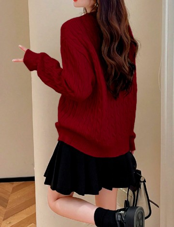 Pulover Alicedudu, rosu