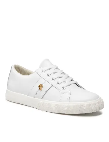 Adidasi LAUREN Ralph Lauren, ecru