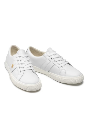 Adidasi LAUREN Ralph Lauren, ecru