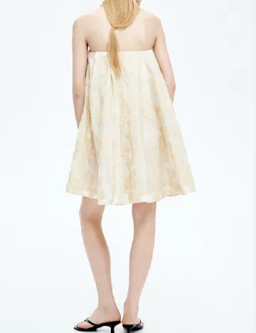 Rochie scurta H&M, crem