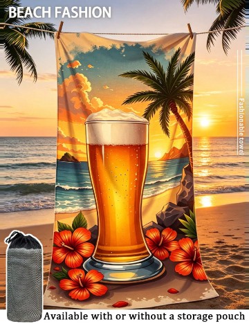 Prosop de plaja SHEIN, mix culori