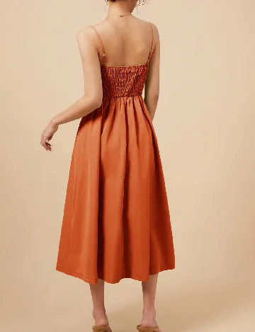 Rochie medie SHEIN, portocaliu