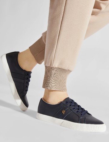 Adidasi LAUREN Ralph Lauren, bleumarin inchis