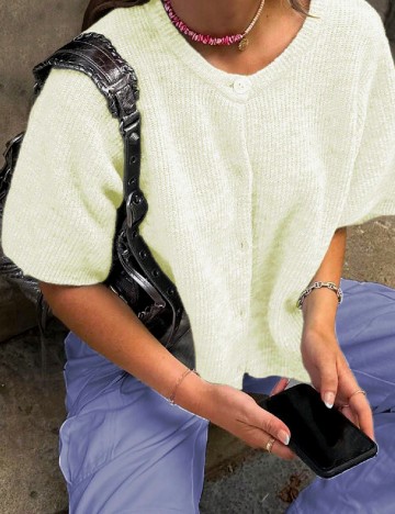 Cardigan SHEIN, ecru