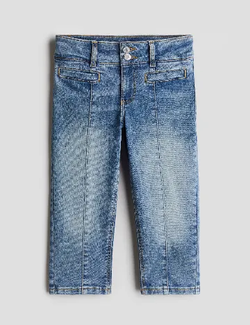 Pantaloni trei sferturi H&M, albastru