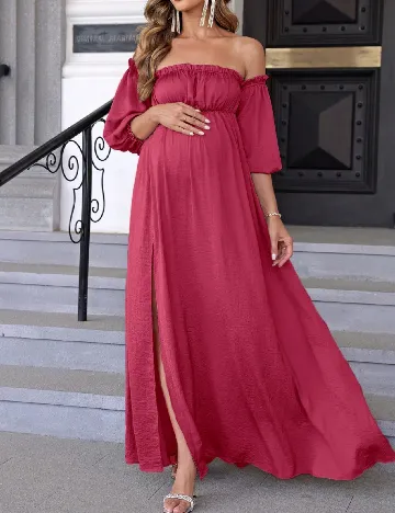 Rochie lunga SHEIN Maternity, roz