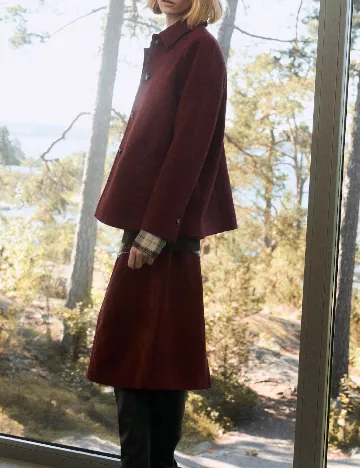 Fusta H&M, caramiziu