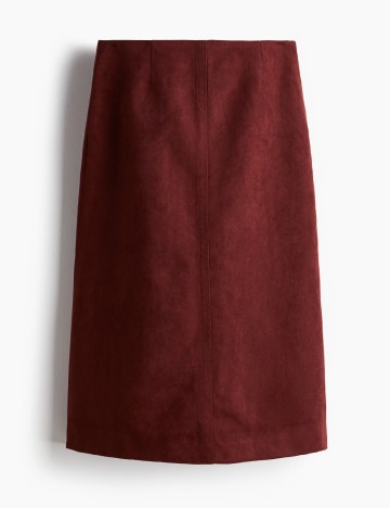Fusta H&M, caramiziu