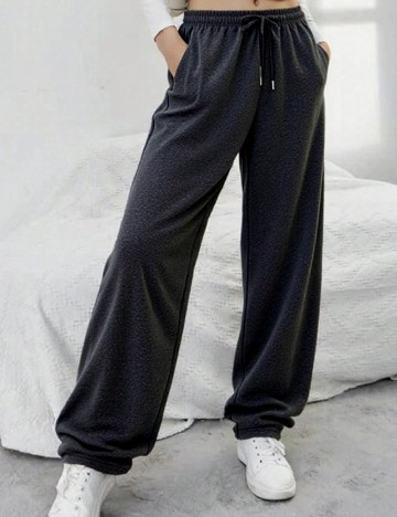 Pantaloni SHEIN, gri inchis