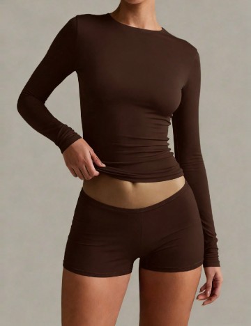 Bluza SHEIN, maro