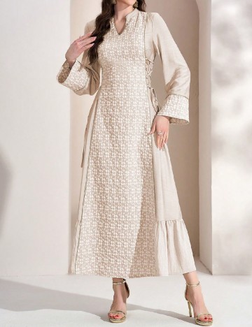 Rochie lunga Toleen, crem