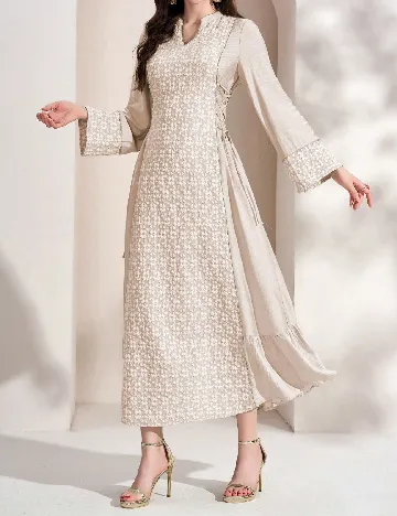 Rochie lunga Toleen, crem