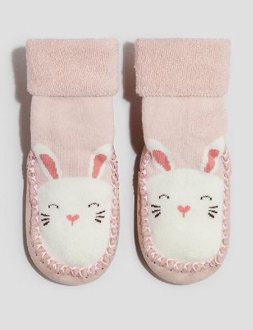 Papuci de Casa H&M, roz