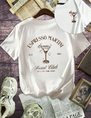Tricou SHEIN, alb