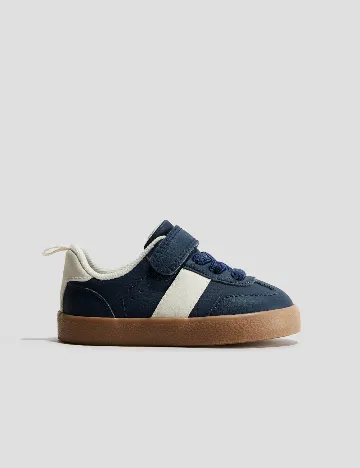 Adidasi H&M, bleumarin/alb