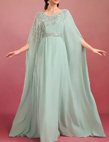 Rochie lunga Toleen, verde