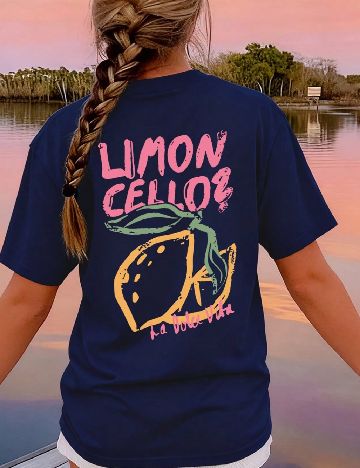 Tricou SHEIN, bleumarin