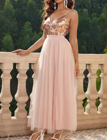 Rochie lunga SHEIN, roz