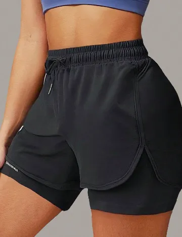 Pantaloni scurti SHEIN, negru