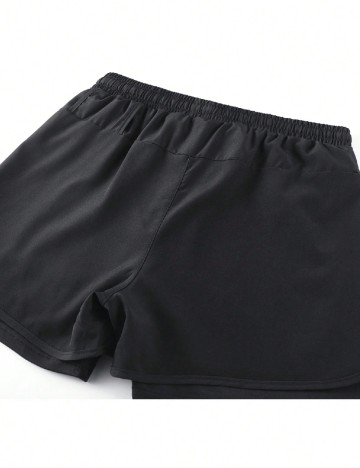 Pantaloni scurti SHEIN, negru