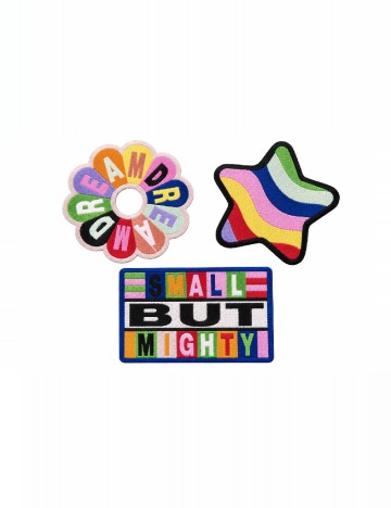 Stickere termoadezive 3 bucati H&M, mix culori