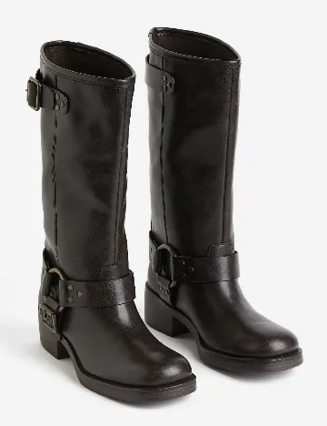 Cizme H&M, maro inchis