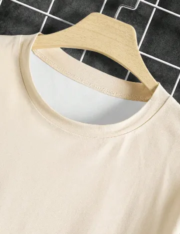 Tricou SHEIN, crem
