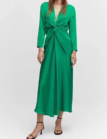 Rochie medie Mango, verde