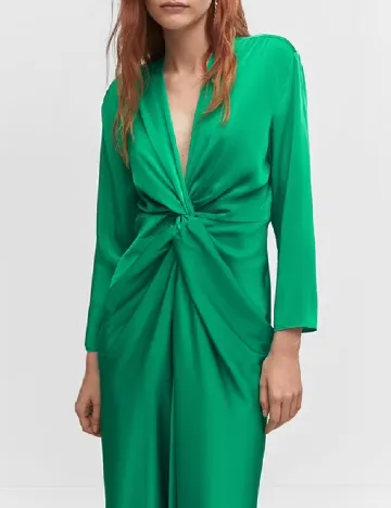 Rochie medie Mango, verde