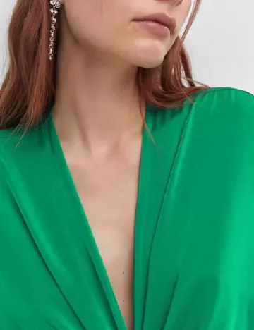 Rochie medie Mango, verde