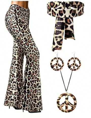 Pantaloni SHEIN, animal print