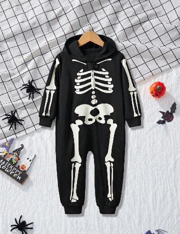 Salopeta Shein Kids, negru