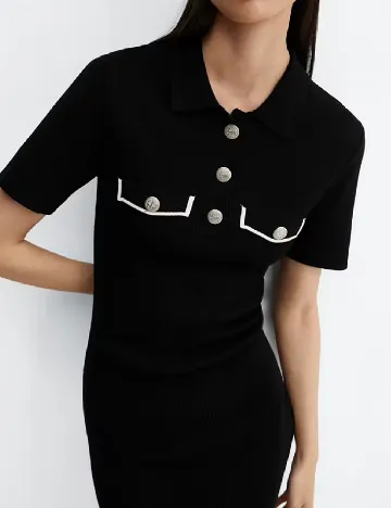 Rochie scurta Mango, negru