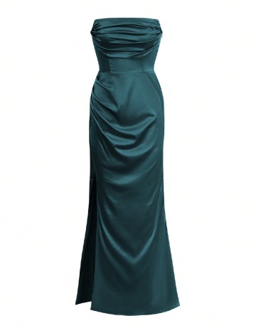 Rochie lunga SHEIN, verde