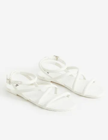 Sandale H&M, alb