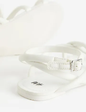 Sandale H&M, alb