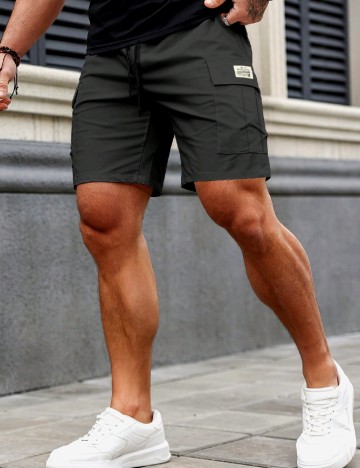 Pantaloni scurti SHEIN, negru