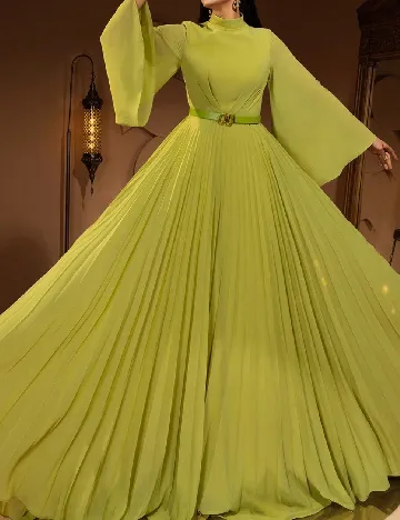 Rochie lunga AMILUCK, verde