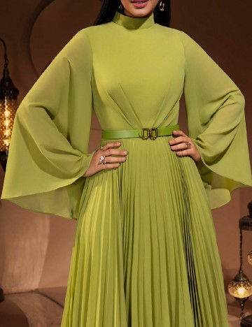 Rochie lunga AMILUCK, verde