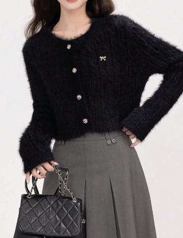 Cardigan SHEIN, negru