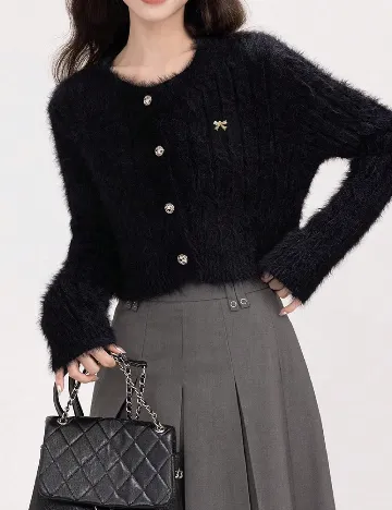 Cardigan SHEIN, negru