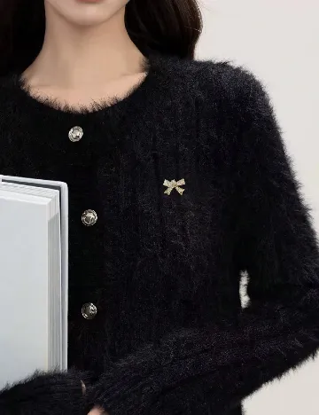 Cardigan SHEIN, negru