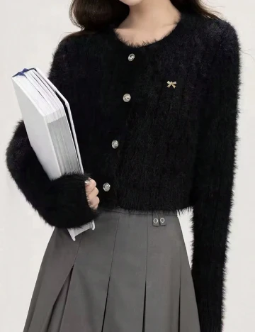 Cardigan SHEIN, negru